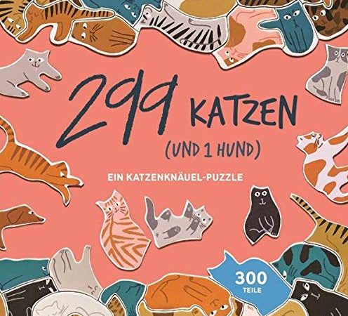 299 Katzen (und 1 Hund): Ein Katzenknäuel-Puzzle