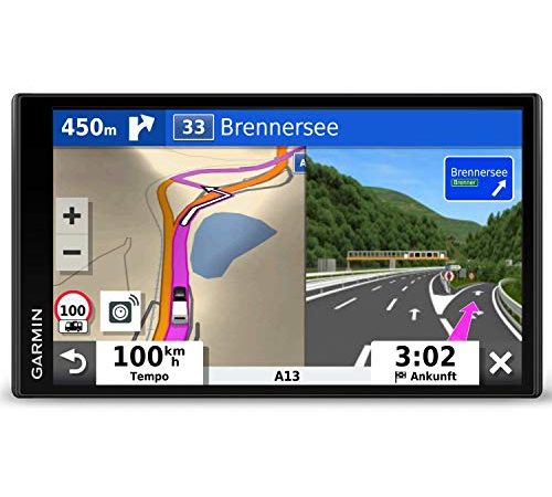 Garmin Camper 780 Advanced Camper-Navigationssystem mit 6,95-Zoll-Touch-Display, Verkehrs- und sprachaktivierter Navigation