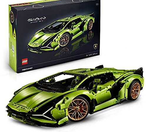 LEGO 42115 Technic Lamborghini Sián FKP 37 Rennwagen, Bauset für Erwachsene, Modellbausatz, Sammlerstück