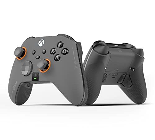 Scuf Instinct Pro Stahlgrau kundenspezifischer kabelloser Performance-Controller für Xbox Series X|S, Xbox One, PC und Smartphones - Stahlgrau Xbox Series X, 504-178-04-102-NA, Steel Gray