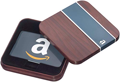 Amazon.de Geschenkkarte in Geschenkbox (Braun und Blau)