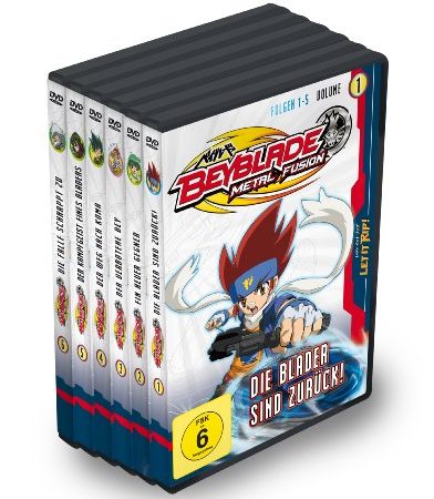 Beyblade Metal Fusion - Set 1 [6 DVDs]