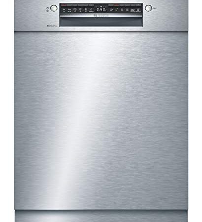 Bosch SMU4HCS48E Serie 4 Smarter Geschirrspüler Unterbau, 60 cm breit, Besteckschublade, Made in Germany, Silence Programm besonders leise, Extra Trocknen auf Knopfdruck