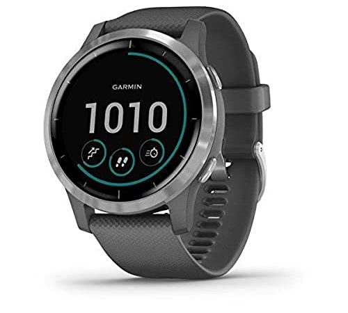 Garmin vívoactive 4 – wasserdichte GPS-Fitness-Smartwatch mit Trainingsplänen & animierten Übungen. Herzfrequenzmessung, 20 Sport-Apps, 5 Tage Akkulaufzeit (Zertifiziert und Generalüberholt)