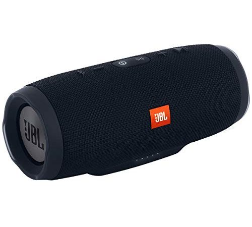 JBL Charge 3 Tragbarer Bluetooth-Lautsprecher (wasserdicht, mit 6000 mAh Power Bank und Freisprechfunktion) schwarz