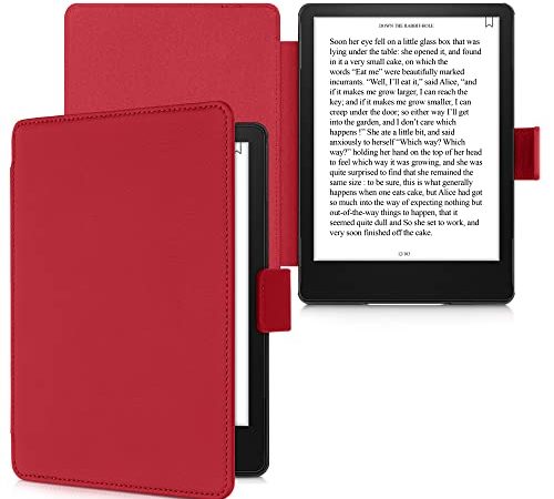 kalibri Amazon Kindle Paperwhite (11. Gen - 2021) Hülle - Leder eBook eReader Schutzhülle Cover Case für Amazon Kindle Paperwhite (11. Gen - 2021)