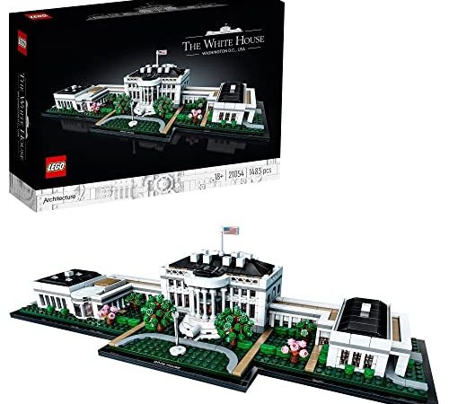 LEGO 21054 Architecture Das Weiße Haus, Modellbaussatz für Erwachsene, Set zum Stressabbau und eine tolle Geschenkidee