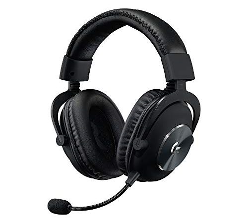 Logitech G PRO X Gaming-Headset, Over-Ear Kopfhörer mit Blue VO!CE Mikrofon, DTS Headphone:X 7,1, PRO-G 50 mm Lautsprechern, 7,1 Surround Sound für Esport Gaming, PC/PS/Xbox/Nintendo Switch - Schwarz