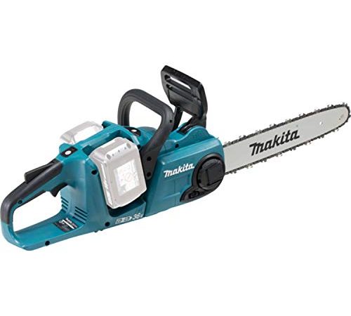 Makita DUC353Z Akku-Kettensäge 2x18 V (ohne Akku, ohne Ladegerät), Schwarz, Blau, 12 x 600 mm