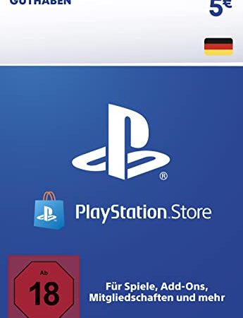 PlayStation Store Guthaben 5 EUR | PSN Deutsches Konto | PS5/PS4 Download Code