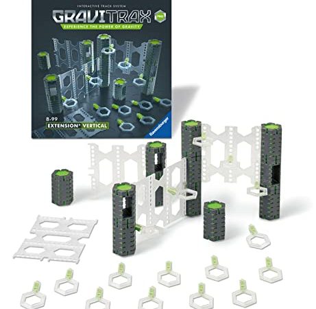 Ravensburger 26816 - GraviTrax PRO Erweiterung Vertical - Ideales Zubehör für spektakuläre Kugelbahnen, Konstruktionsspielzeug für Kinder ab 8 Jahren