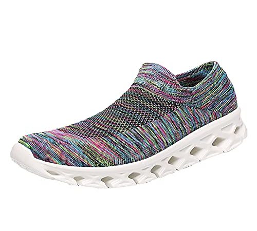 Reasoncool Sneaker Frauen Atmungsaktives Mesh Turnschuhe Sportschuhe Running Schuhe Freizeit rutschfest Straßenlaufschuhe Wanderschuhe Fashion Walkingschuhe Freizeitschuhe