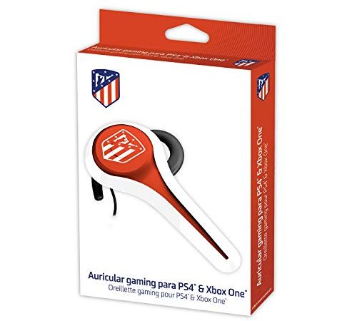 Subsonic - Headset Gaming und Headset ATM offiziellen lizenzierten Madrid Atletico kompatibel Playstation 4 - PS4 Pro - PS4 Slim - Xbox One - PS3 - Smartphone - Tablet - iphone 4 - iphone 5 iphone 6