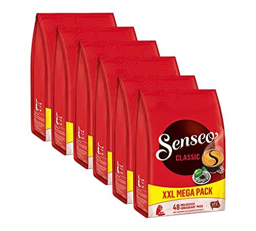 SENSEO Pads Classic Senseopads UTZ zertifiziert 6 XXL Einzelpacks, 6 x 48 Pads