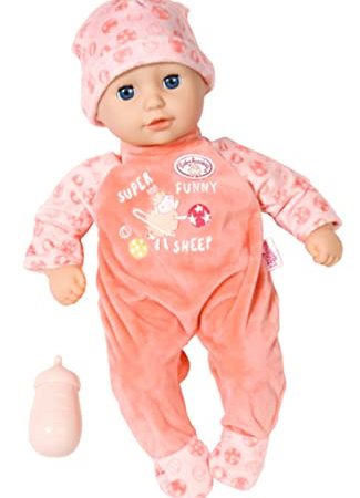 Zapf Creation 706343 Baby Annabell Little Annabell 36cm - Für Kleinkinder ab 1 Jahr - Einfach für kleine Hände - Mit Schlafaugen - Enthält weiche Puppe, Strampler, Flasche und Mütze