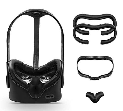 AMVR VR Face Interface & Foam Cover Pad Ersatz Komfort Set, für Oculus Rift (Unterstützt nur für Rift CV1)