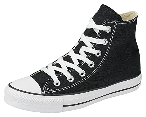 Converse All Star Hi Canvas Schwarze Sneakers-UK 11.5