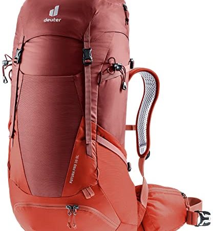 deuter Futura Pro 38 SL Damen Wanderrucksack, Redwood-lava