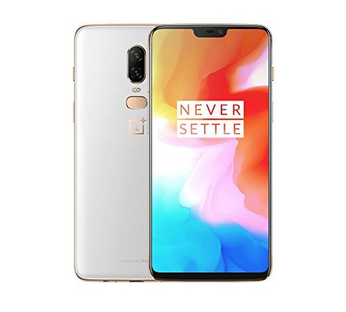 OnePlus 6 Smartphone (15,95 cm (6,28 Zoll) 19:9 Touch-Display, 128 GB interner Speicher, Android 8.1 Oreo / Oxygen OS 5.1), Silk White