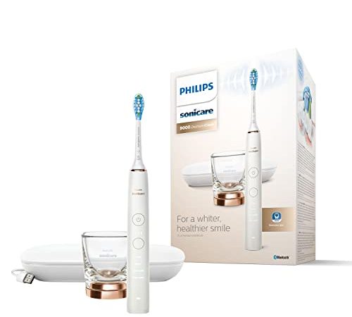 Philips Sonicare DiamondClean 9000 Elektrische Schallzahnbürste mit App (Modell HX9911/94)