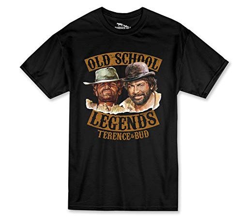 Terence Hill Bud Spencer - Old School Legends - Terence & Bud (schwarz) (L)