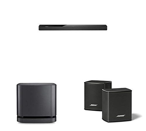 Bose - Soundbar 700, schwarz + Lautsprecher Bass Module 500 + Surround Speakers, schwarz, mit Alexa-Integration