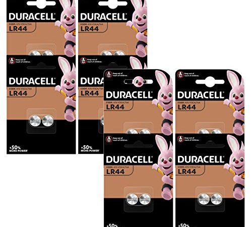 Duracell Spezialtyp LR44 Alkaline-Knopfzelle, 2 Stück Pack of 16