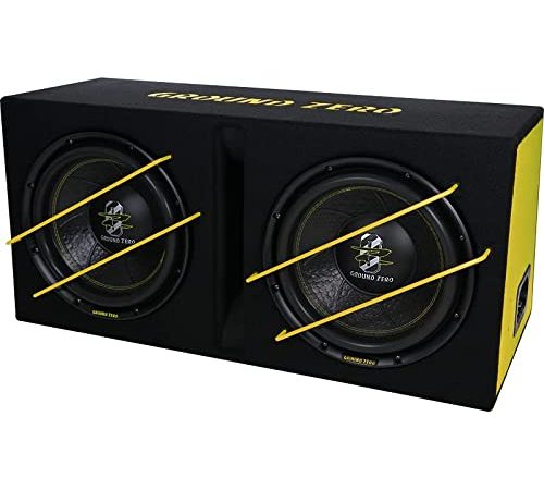 Ground Zero GZIB 2.12SPL 2X 30 cm SPL Bassreflex Gehäusesubwoofer