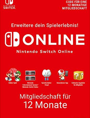 Nintendo Switch Online Mitgliedschaft - 12 Monate | Switch Download Code