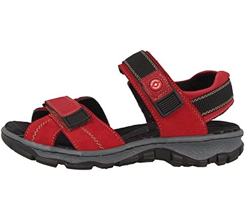 Rieker Damen 68851 Sandalen, Rot, 39 EU