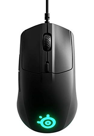 SteelSeries Rival 3 - Gaming Maus - 8.500 Cpi Truemove Core Optischer Sensor - 6 Programmierbare Tasten - Split-Trigger-Tasten, Schwarz