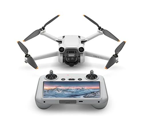 DJI Mini 3 Pro mit DJI Remote Control :Leichte und faltbare Kameradrohne mit 4K/60fps Videos, 48 MP Fotos, 34 Minuten Flugzeit, Hindernisvermeidung in 3 Richtungen