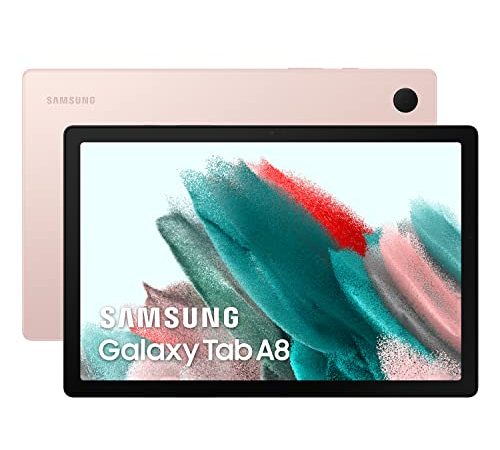 Samsung Galaxy Tab A8 WiFi Tablet 25,6 cm (10,5 Zoll) 64 GB Android Farbe Pink (spanische Version)