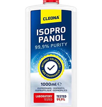 Isopropanol Alkohol 99,9% Reinigungsmittel und Lösungsmittel - 1.000ml