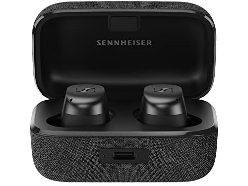 Sennheiser MOMENTUM True Wireless 3 – Bluetooth-In-Ear-Ohrhörer für Musikwiedergabe und Telefonate mit Adaptive Noise Cancellation-Funktion und 28 Stunden Akkulaufzeit – Graphit