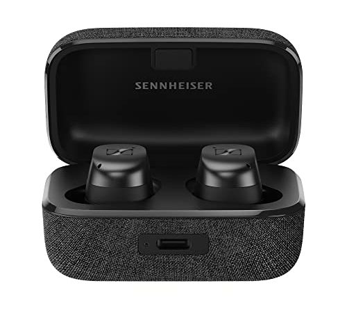 Sennheiser MOMENTUM True Wireless 3 – Bluetooth-In-Ear-Ohrhörer für Musikwiedergabe und Telefonate mit Adaptive Noise Cancellation-Funktion und 28 Stunden Akkulaufzeit – Graphit