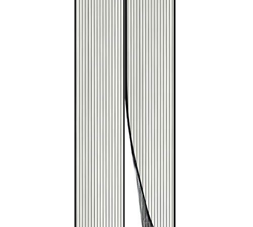 Apalus Magnet Fliegengitter Tür Insektenschutz 90x200cm, Der Magnetvorhang ist Ideal für die Balkontür, Kellertür und Terrassentür, Kinderleichte Klebemontage Ohne Bohren, Nicht Kürzbar