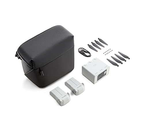 DJI Mini 3 Pro Fly More Set, enthält zwei Intelligent Flight Batteries, eine Zwei-Wege-Ladestation, ein Datenkabel, eine Umhängetasche, Ersatzpropeller und Schrauben