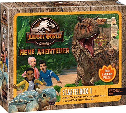 Jurassic World - Neue Abenteuer: Alle Original-Hörspiele zur 1. Staffel (Folge 1 - 8) - [Hörspiel-Staffelbox mit 3 CDs]