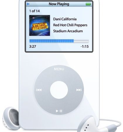 Apple iPod Classic, 5th Gen, 80GB - Weiß (Generalüberholt)