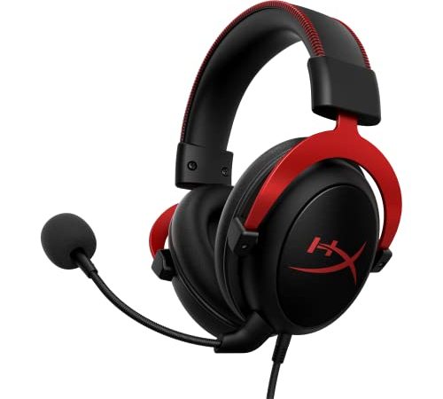 HyperX Cloud II – Gaming Kopfhörer (für PC/PS4/Mac) rot