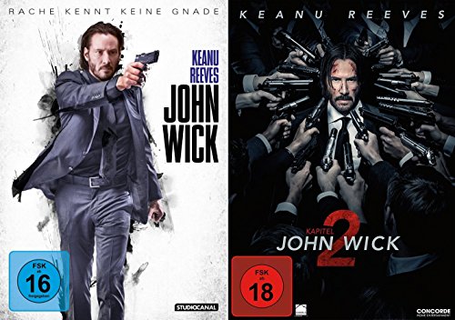 John Wick 1+2 / DVD Set (Teil 1+2,Kapitel 1+2)