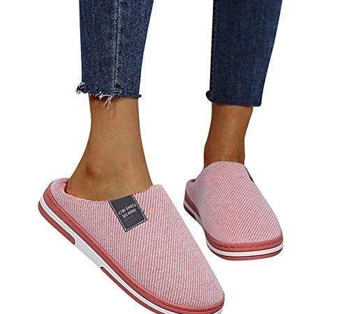 Lomelomme Hausschuhe Damen Herren Warme Filz Lammfell Pantoffeln Filzpantoffeln Winterschuhe Baumwolleschuhe Bequeme Feste Schlappen Hausschuhe Plateau Elegante Foam Slippers Hüttenschuhe