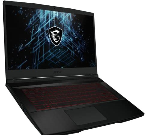 MSI GF63 Thin Gaming Laptop | 15.6" FHD 144 Hz Display | Intel Core i7-11800H | 16GB RAM | 512GB SSD Speicher | Nvidia RTX 3050 Grafik | QWERTZ Tastatur | Windows 11