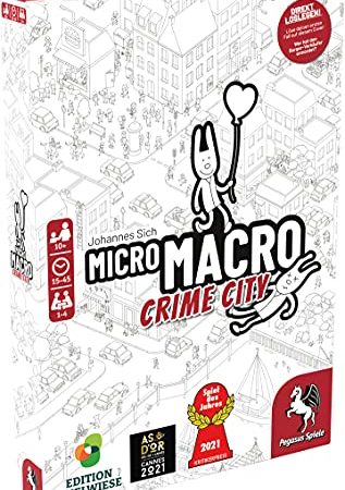 Pegasus/Spielwiese 59060G MicroMacro: Crime City (Edition Spielwiese) *Spiel des Jahres 2021*