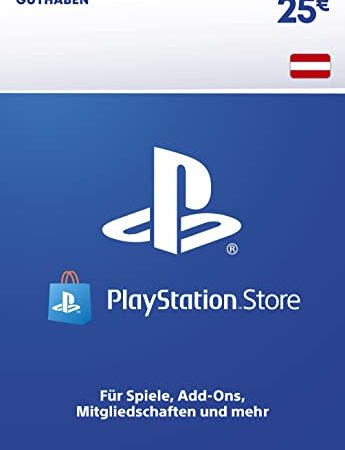 PlayStation Store Guthaben 25 EUR | PSN Österreichisches Konto | PS5/PS4 Download Code