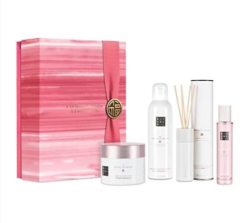 RITUALS Geschenkset für Frauen von The Ritual of Sakura, Groß – mit Reismilch und Kirschblüte – Nährt die Haut und Wirkt Erneuernd, 2021