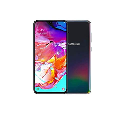 Samsung Galaxy A70 - Smartphone (17.0cm (6,7 Zoll) 128GB interner Speicher, 6GB RAM, Dual Sim, Schwarz) - Deutsche Version (Generalüberholt)