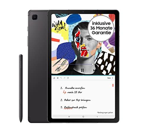 Samsung Galaxy Tab S6 Lite (2022 Edition), 10,4 Zoll TFT Display, 64 GB Speicher, WiFi, Android Tablet inkl. S Pen, Oxford Gray, 36 Monate Herstellergarantie [Exklusiv bei Amazon]