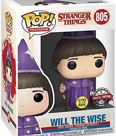 Stranger Things Will The Wise (Glow In The Dark) Vinyl Figur 805 Unisex Funko Pop! Standard